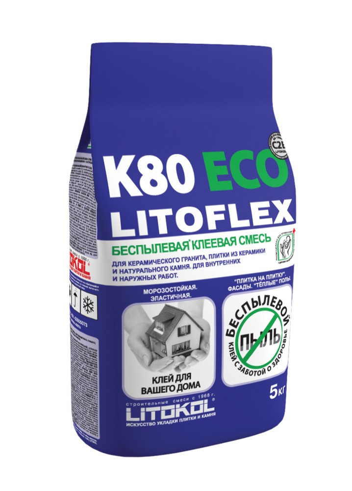 Клей LITOFLEX K80 ECO 5 серия Litokol клеи