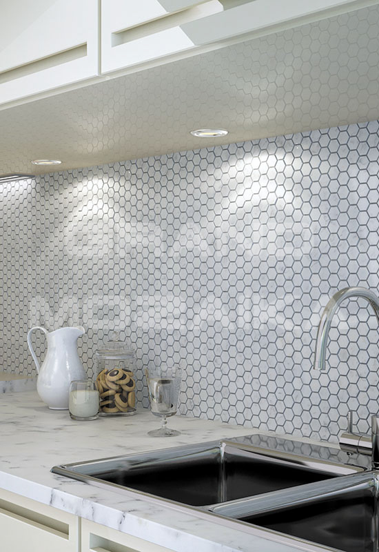 Мозаика 7M088-DP (Carrara) серия Paladium