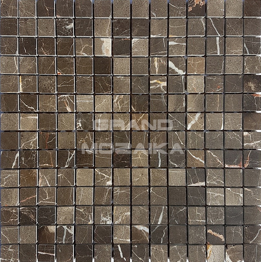 Мозаика АМ-3П (Choco Emperador Dark) 01.17 серия Marble