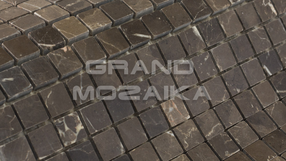 Мозаика АМ-3П (Choco Emperador Dark) серия Marble