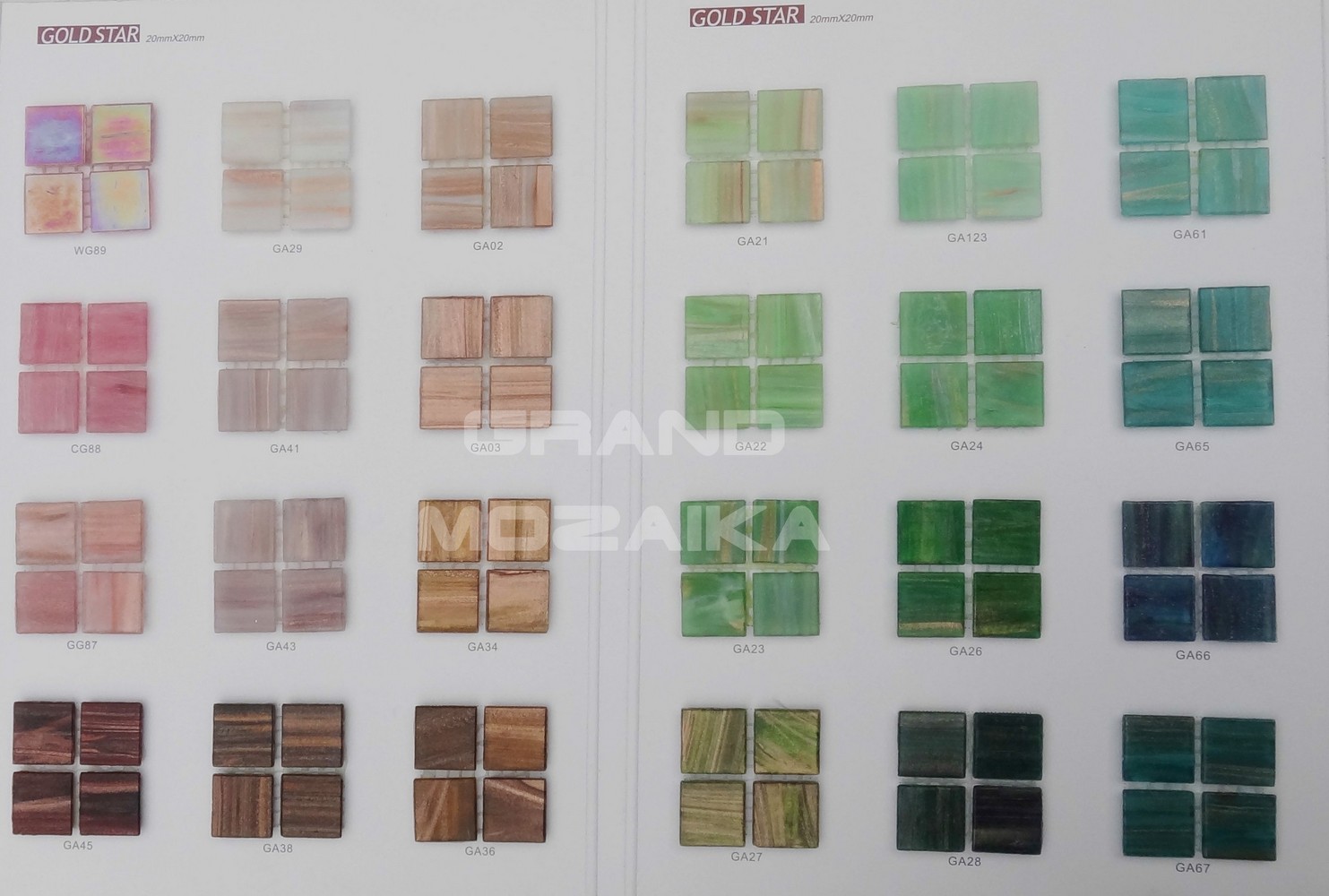 Мозаика G32 серия Goldstar