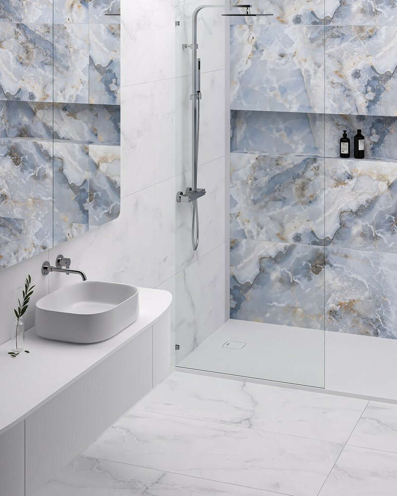 Плитка Antisky Light Grey Satin 60x120 серия Luna Rossa