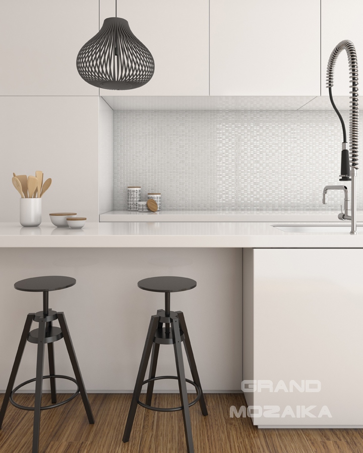 Мозаика Bijou White серия Bijou