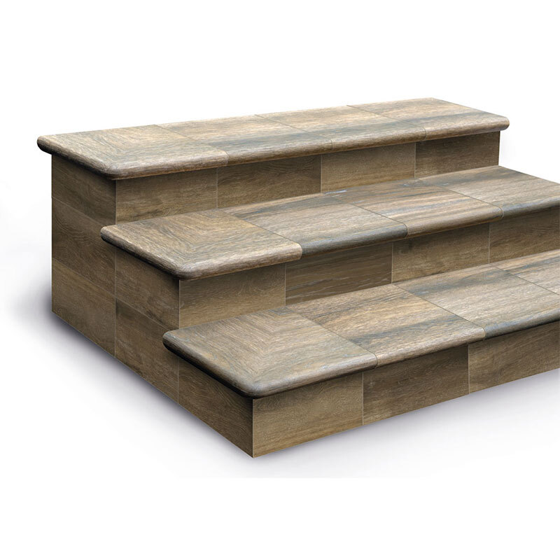 Ступени CARTABON FOREST MOKA R Ступень угловая правая 33Х33Х4 серия Forest Moka