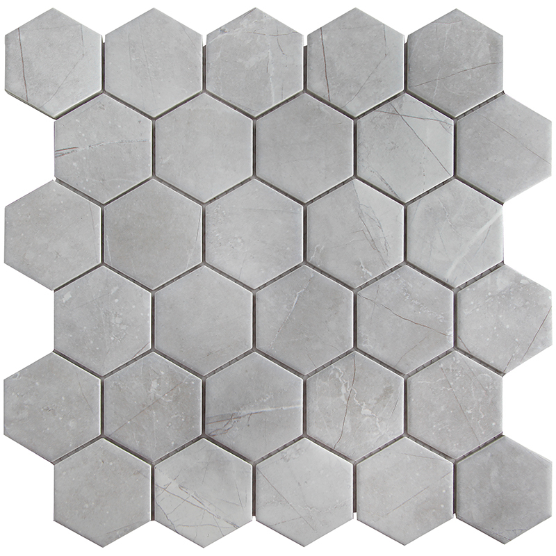 Мозаика Hexagon small Marble Grey Matt (PMMT82457) серия Homework