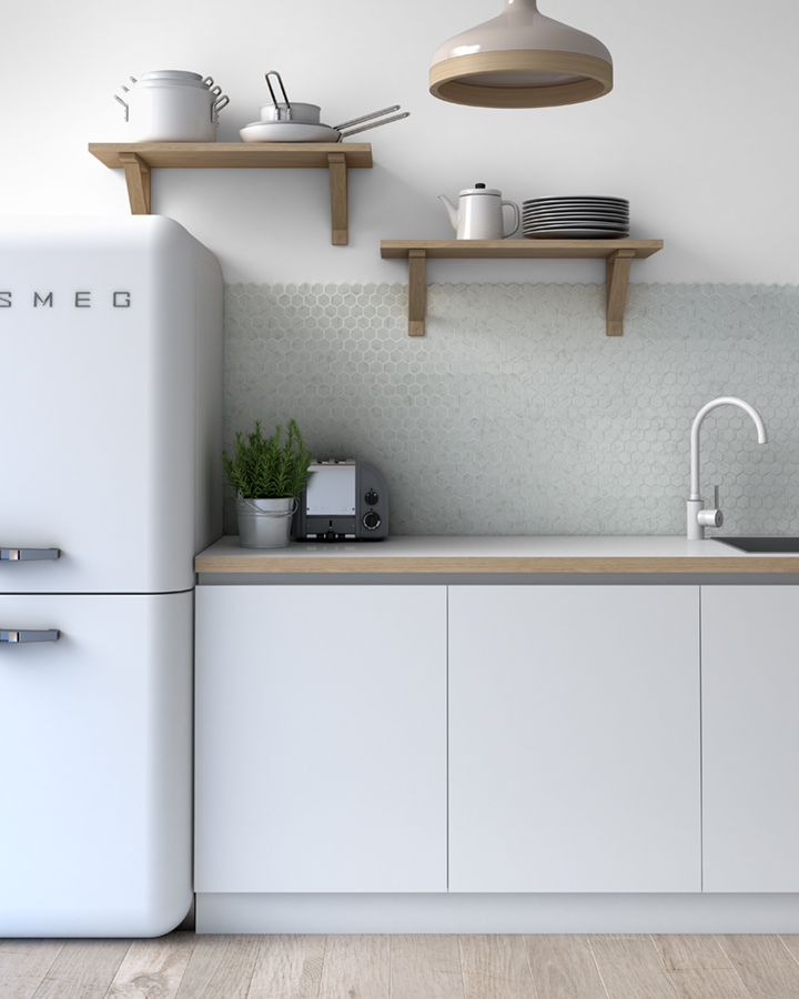 Мозаика Hex Marbles № 4300 серия Marble Glass