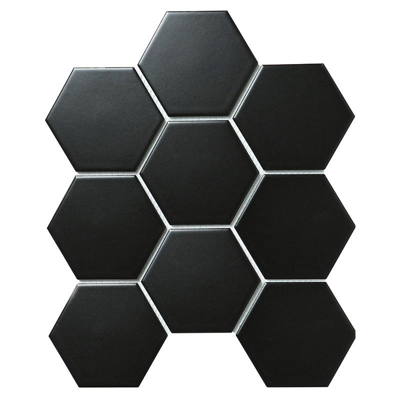Мозаика Hexagon big Black Matt (SBH4810) серия Homework