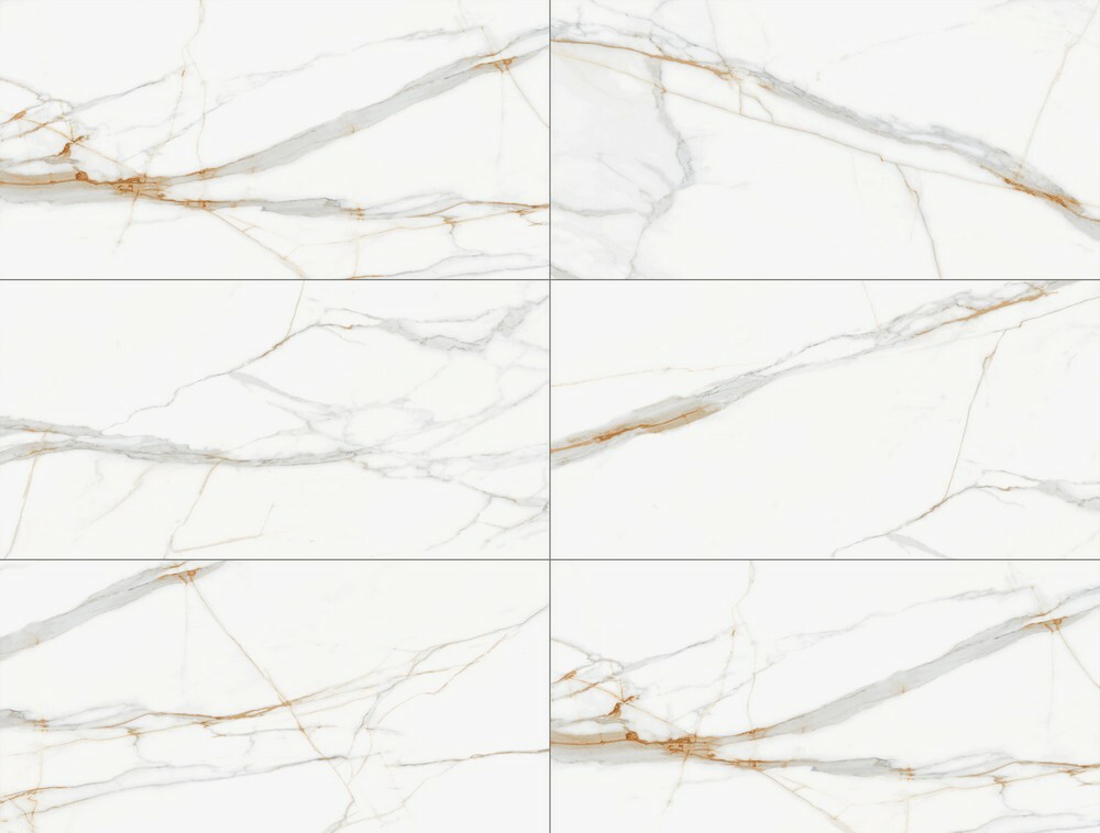 Плитка Soul White 60x120 Carving серия Silk