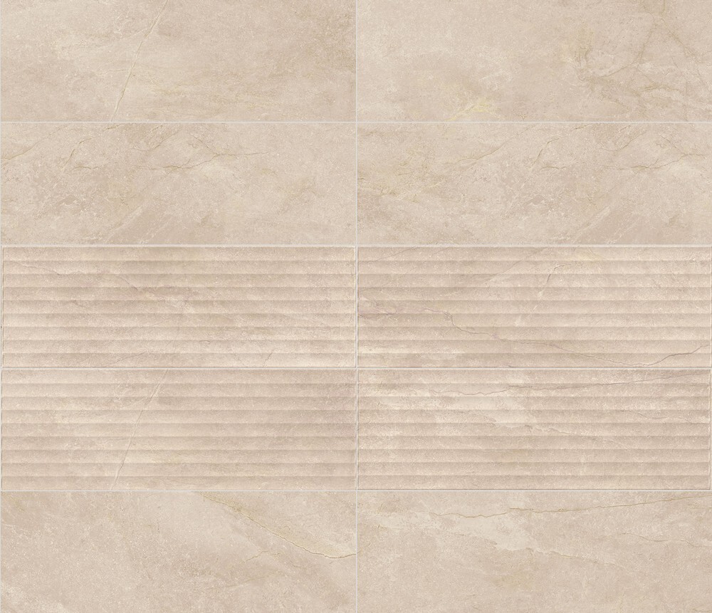 Плитка WELLS CREAM RELIEF 33.3x100 серия Wells