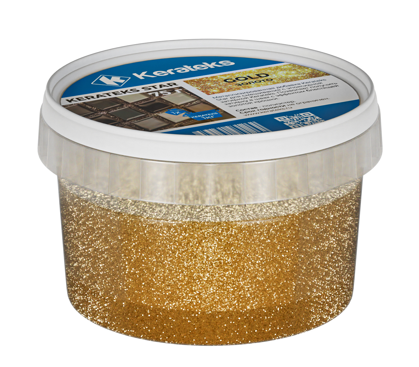 Затирка добавка золото серия Kerateks Elite