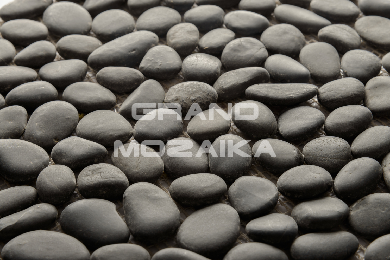 Мозаика 052357 MS00-3M ГАЛЬКА чёрная НА КРУГЕ серия Nature