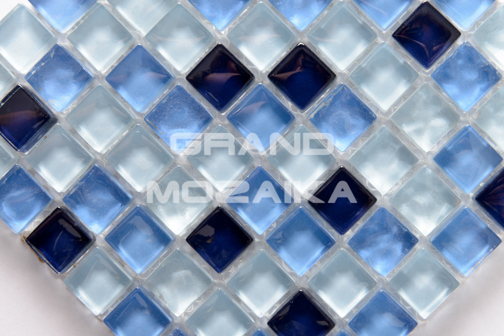 Мозаика Blue Drops серия Glass