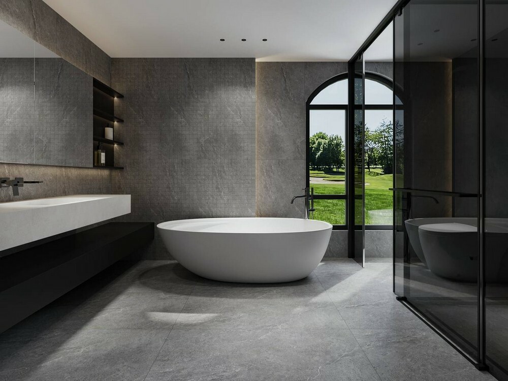 Мозаика Ground Grey серия Porcelain Tile