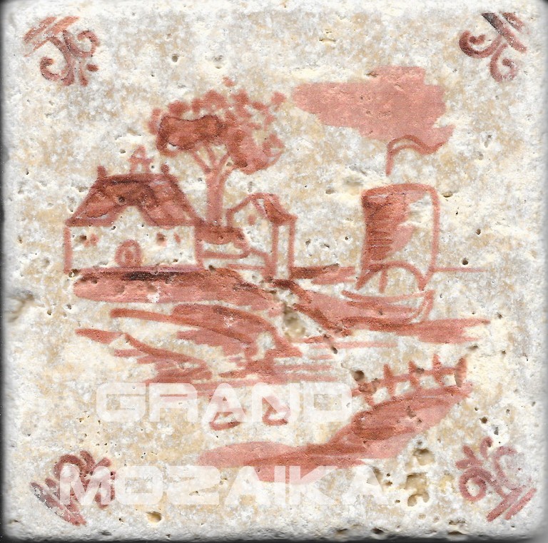 Плитка израсцы-6 10*10 серия Provance Rustic