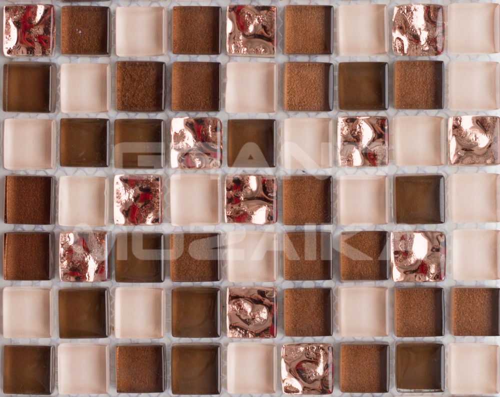 Мозаика Ochre Rust серия Glass