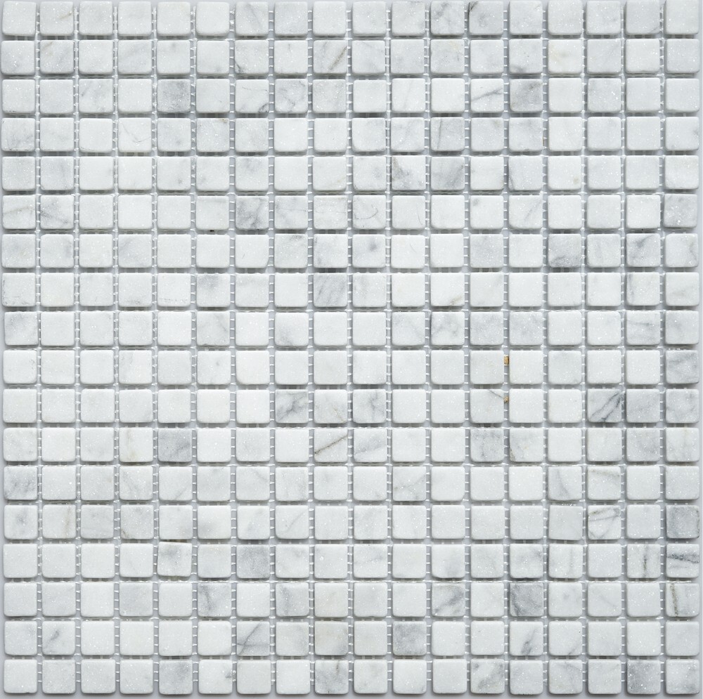 Мозаика Bianco Carrara Tum 15x15х4 серия Orro Stone