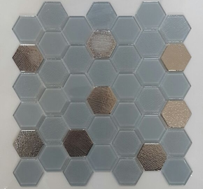 Мозаика Omega Gray серия Orro Glass