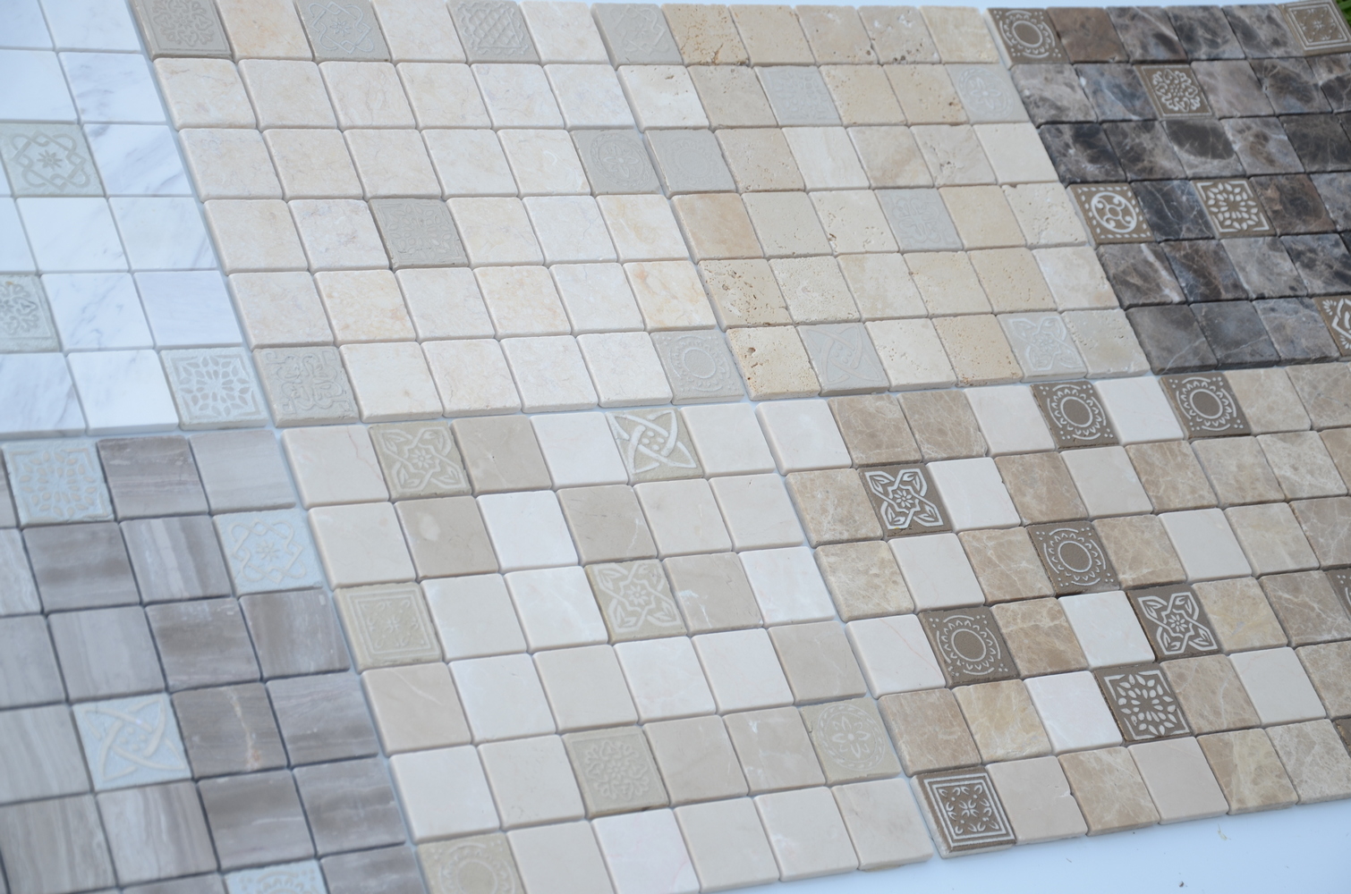 Мозаика Art Travertino Silver серия Art Stone