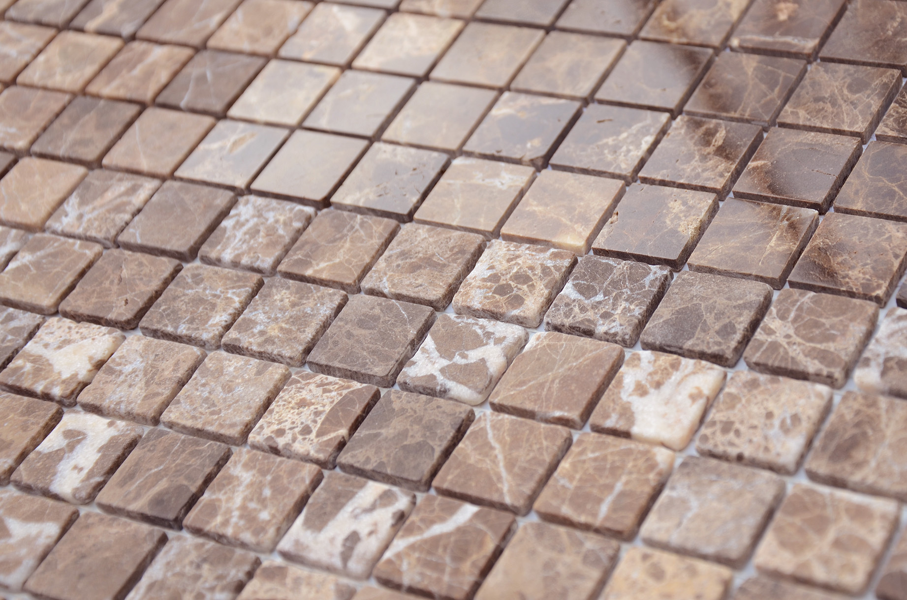 Мозаика Emperador Dark MAT 23x23х4 серия Pietrine Slim