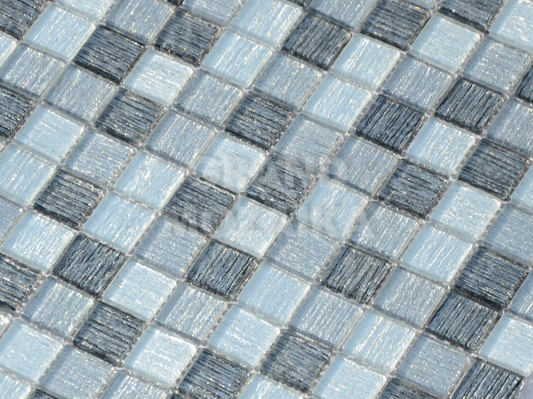 Мозаика Black Tissue 23x23 серия Silk Way