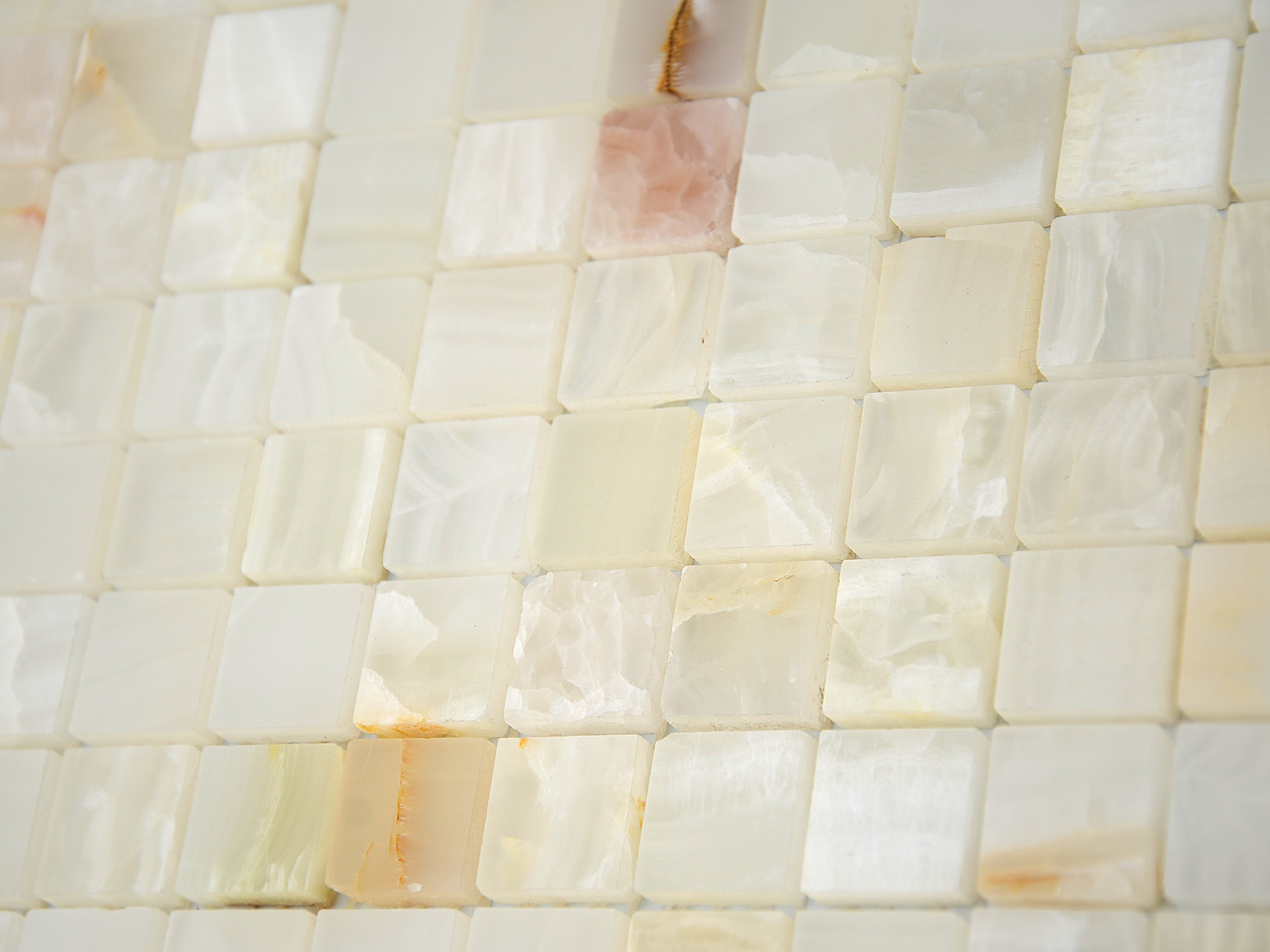 Мозаика Onice Jade Bianco POL 23x23x7 серия Pietrine