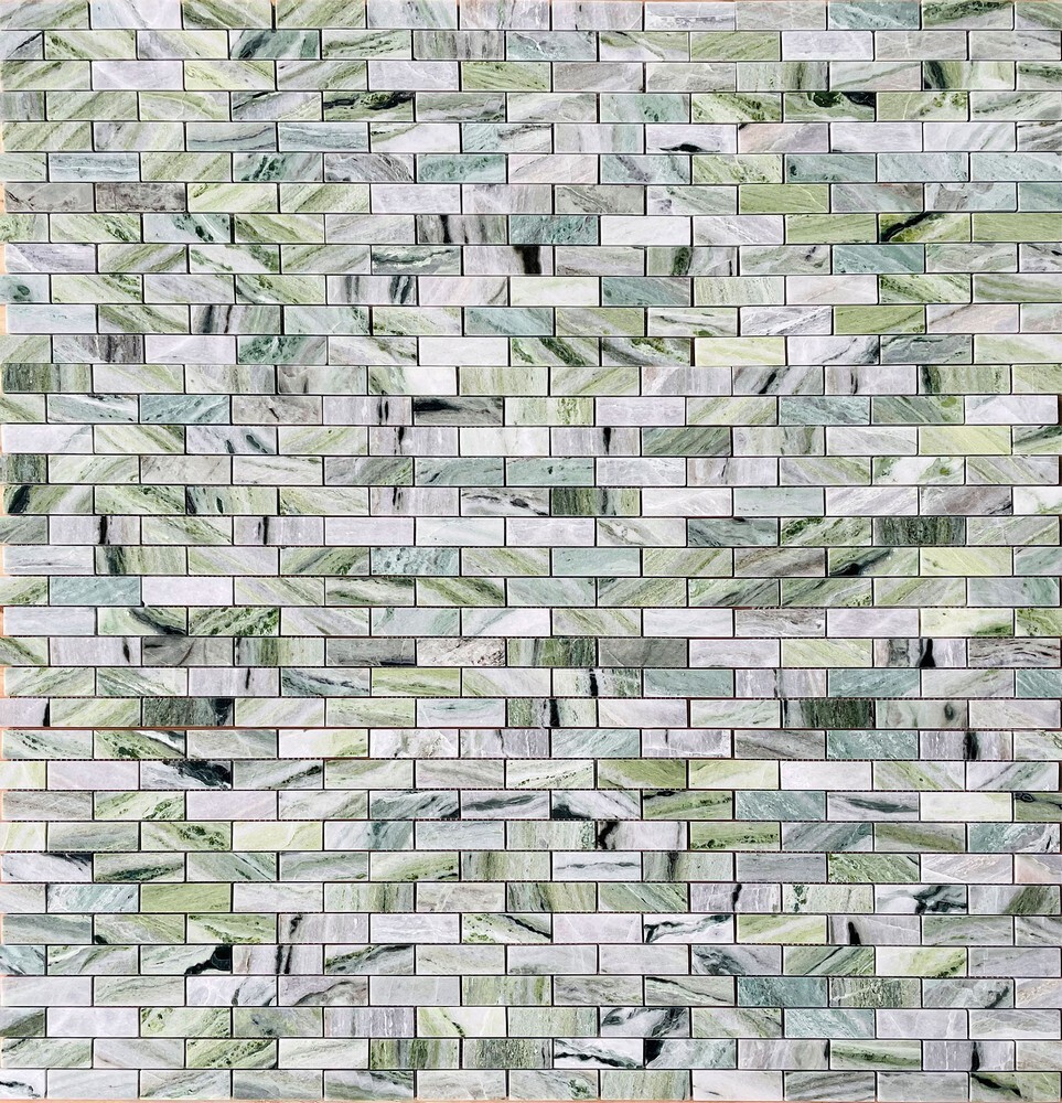 Мозаика Onice Verde oliva POL 23x73x7 серия Pietrine