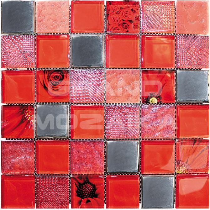 Мозаика flowers red серия Elegans