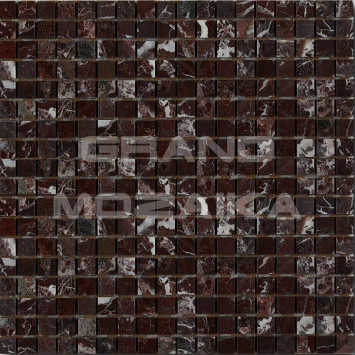 Мозаика Marble Mosaic Rosso Levanto серия Marble Mosaic