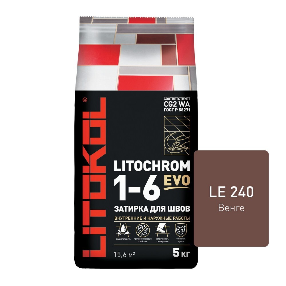 Затирка LITOCHROM 1-6 EVO LE.240 5 серия LITOCHROM 1-6 EVO