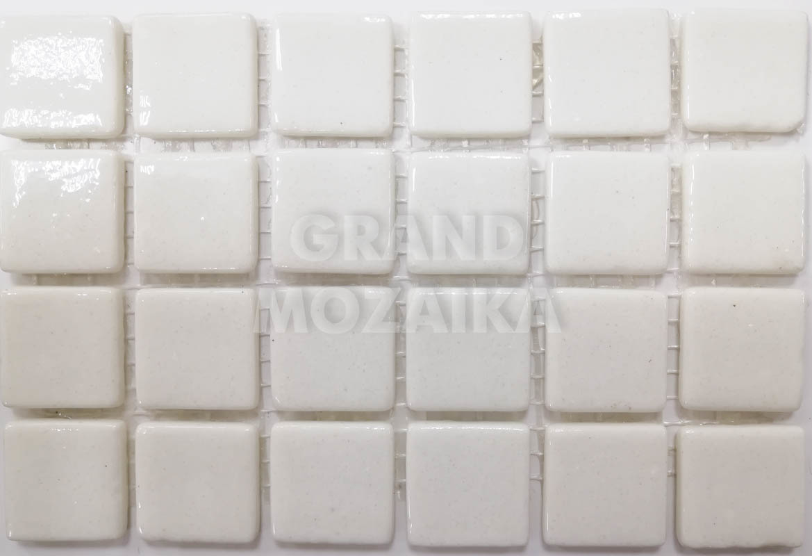 Мозаика White Glossy серия Glass Mosaic