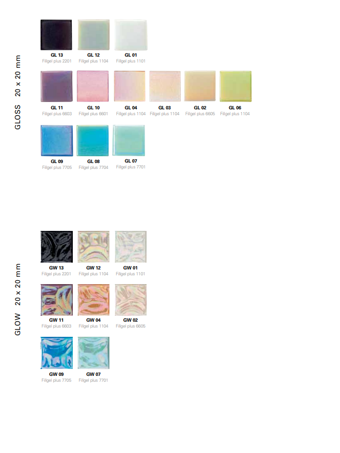 Мозаика gw-01 серия Glow