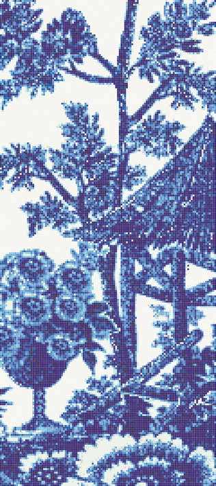 Панно Jardin Bleu C серия Decorations