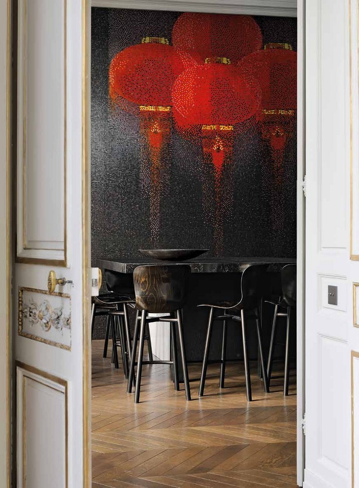 Панно Lanterns Black B серия Decorations