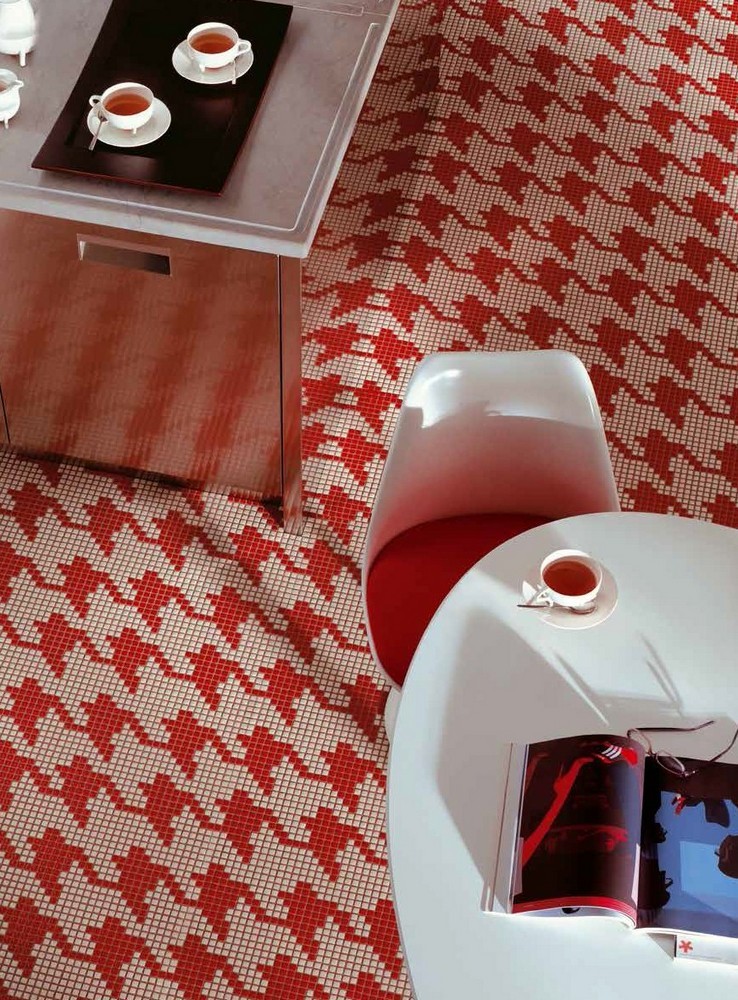 Панно Pied De Poule Rosso серия Opus Romano Decorations