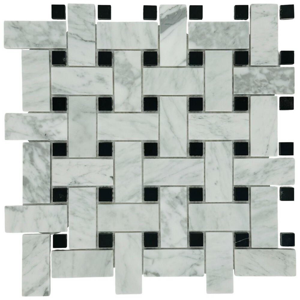 Мозаика BASKET WEAVE BIANCO серия Carpet Series