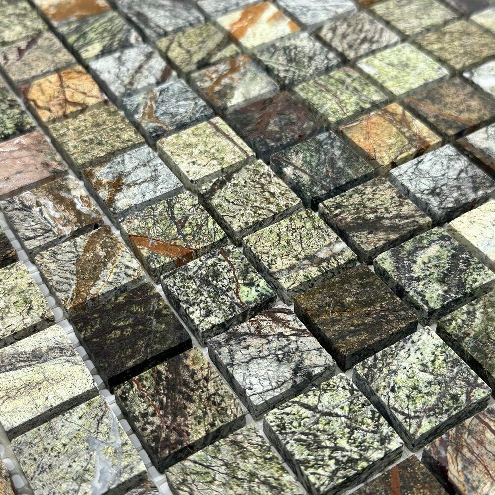 Мозаика FANCY GREEN 23x23 серия Marble Stone