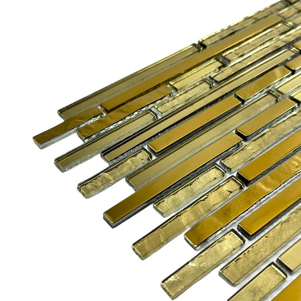 Мозаика GOLDEN STRIPES серия Glass-M