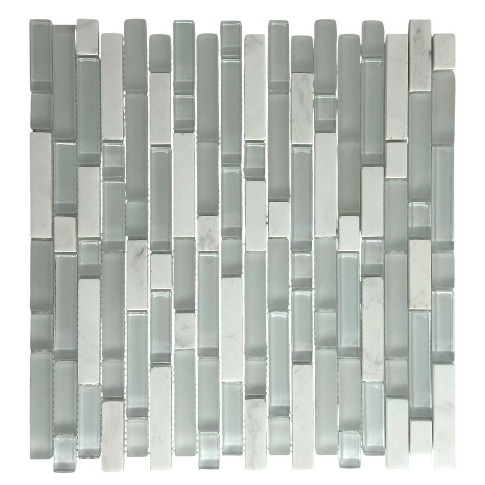 Мозаика JAZZ WHITE серия Glass-M