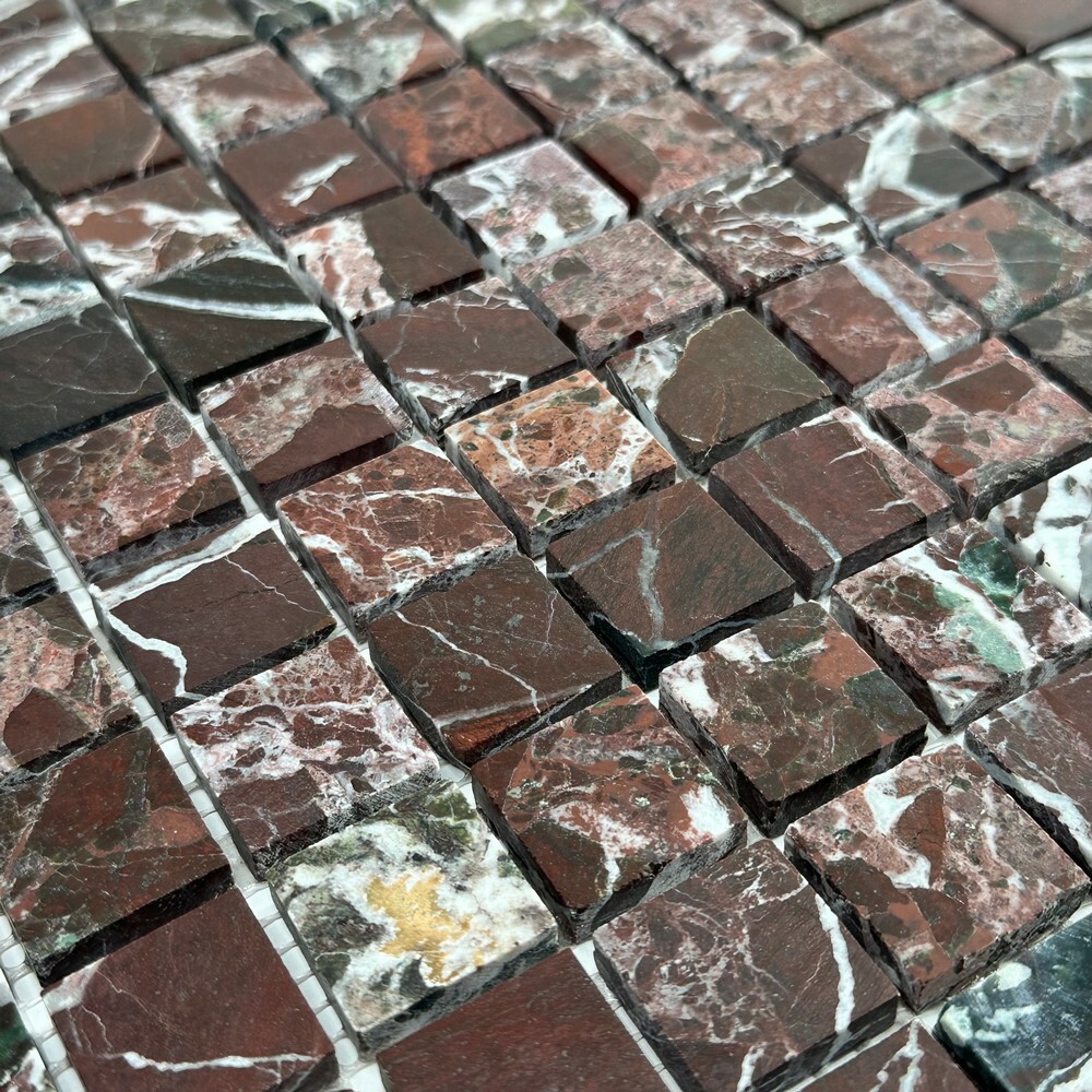 Мозаика ROSSO LEVANTO POL 23x23 серия Marble Stone