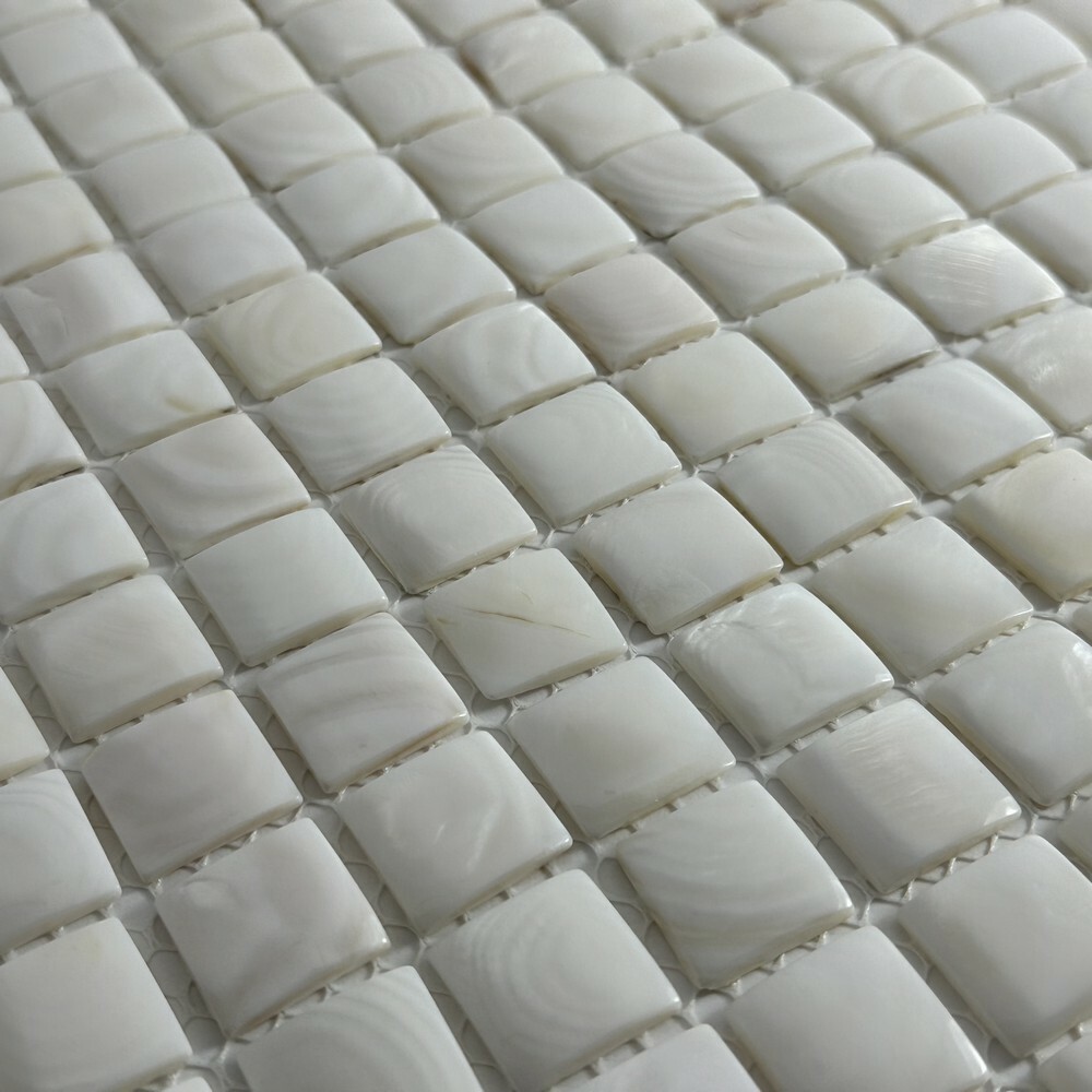 Мозаика CONVEX WHITE SHELL серия Shell-M