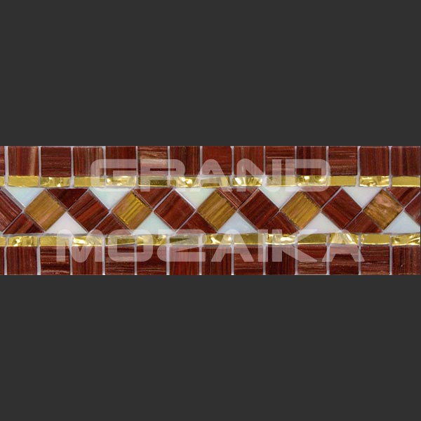 Бордюр мозаичный BC519* серия Бордюры художественные